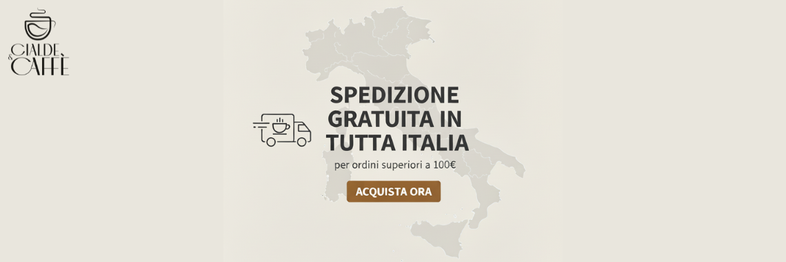 SPEDIZIONE GRATUITA SU UNA SPESA DI 100€