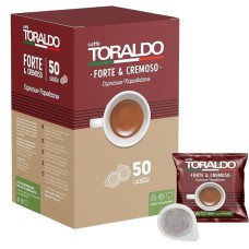 Toraldo Cialde ESE 44 mm Miscela Forte e Cremosa – 50 Cialde Toraldo Cialde ESE 44 mm Miscela Forte e Cremosa – 50 Cialde